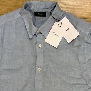 THEORY Linen Spring/Summer Shirt new with tags